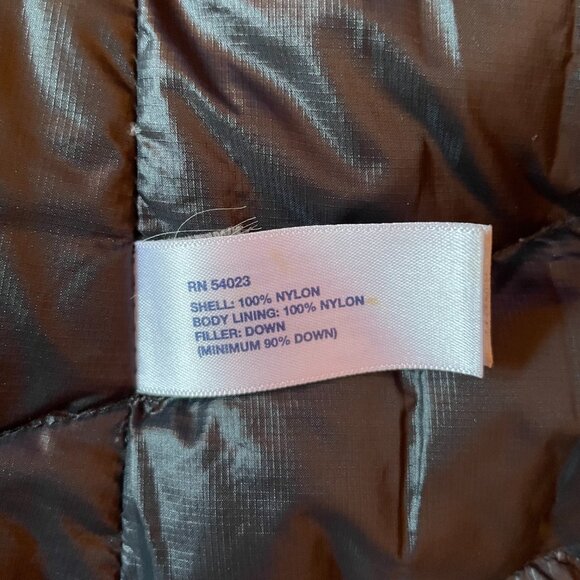 Gap Down Puffer Black Size XS Adjustable Collar Zip Cuffs Zip and Snap Closure - Picture 14 of 15